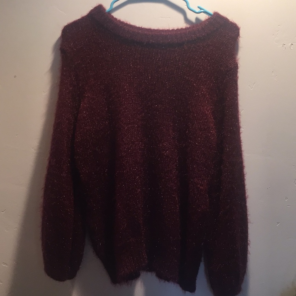 burgundy XS sweater NEW WITH TAGS